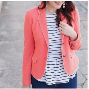 GAP Academy Blazer in Coral Pique